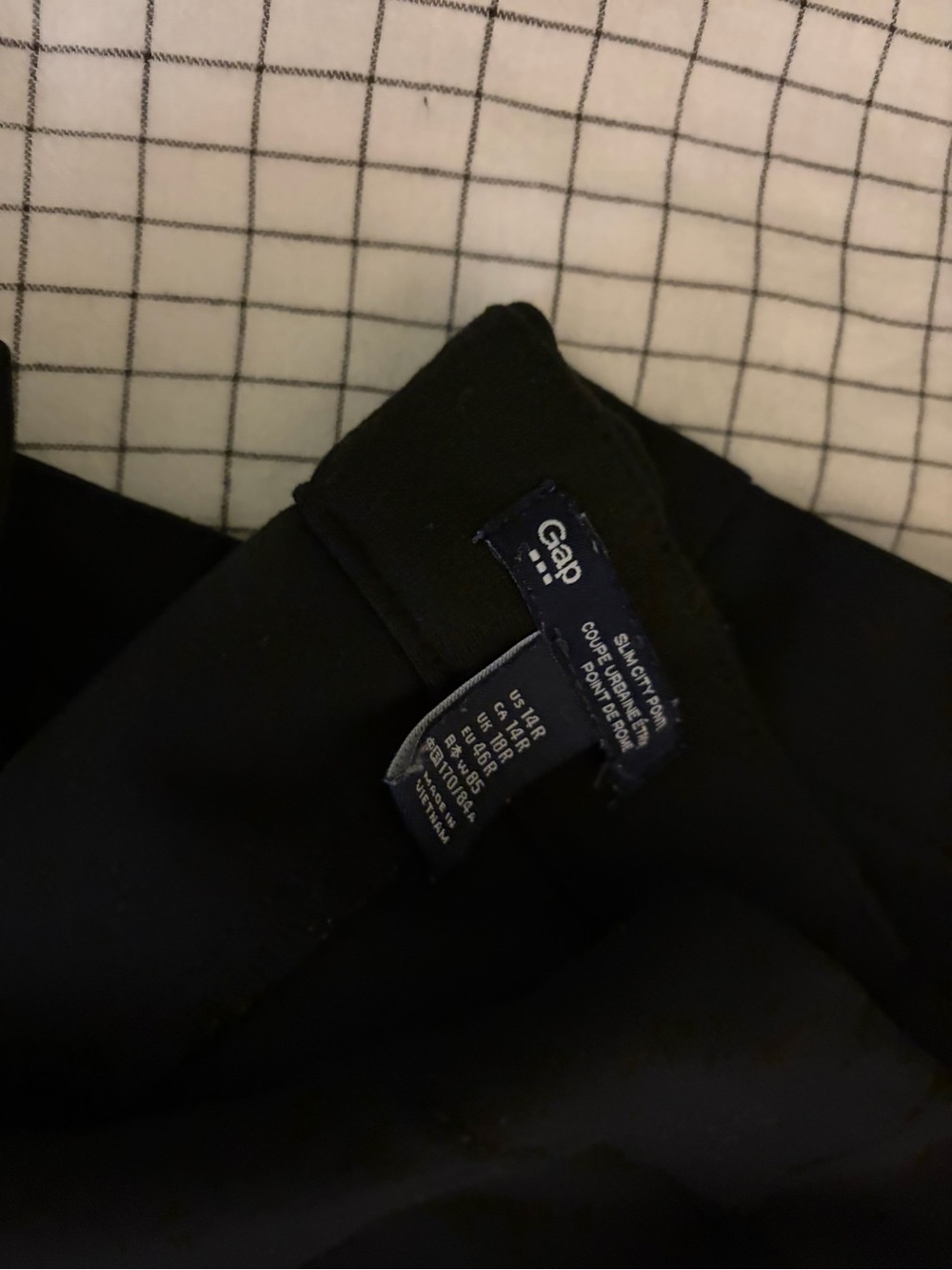 GAP Black Slim Pants